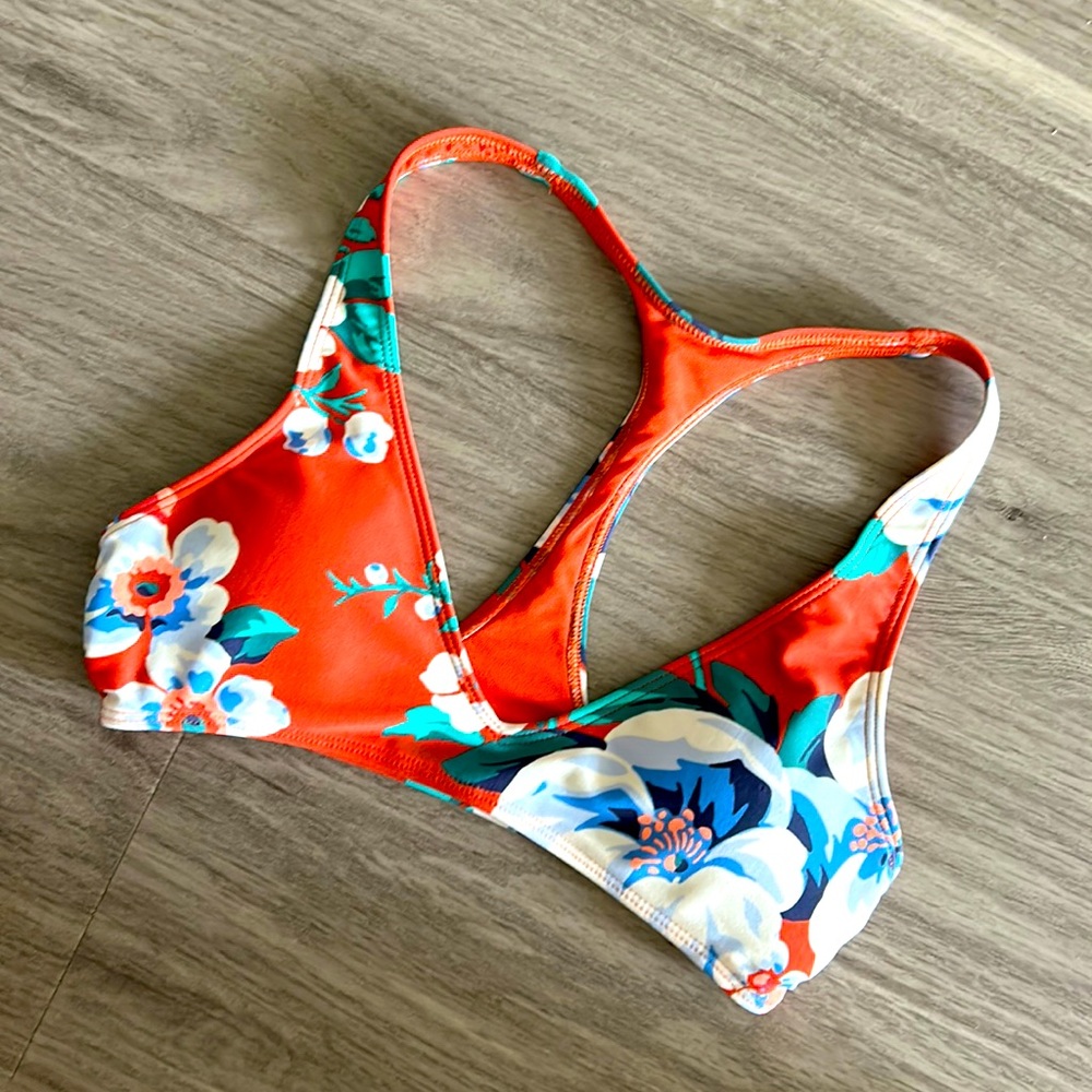 Aerie Orange Bikini Top
